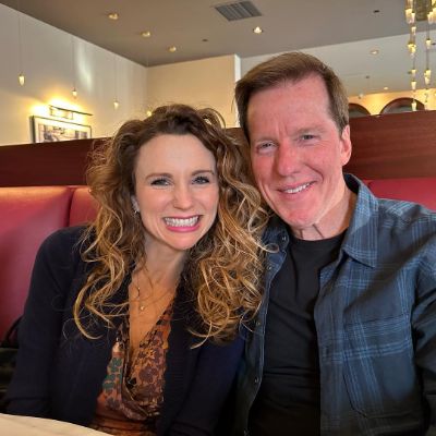 Audrey Dunham celebrating her husband, Jeff Dunham's birthday.